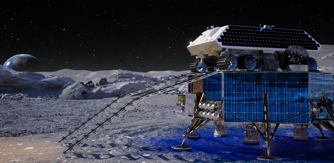 Break the Ice: Masten Designs Rocket Mining System to Extract Lunar Water